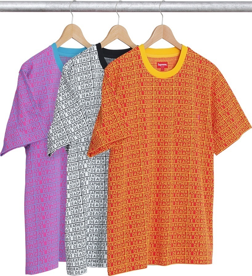 Rather Be Dead S/S Jacquard Top